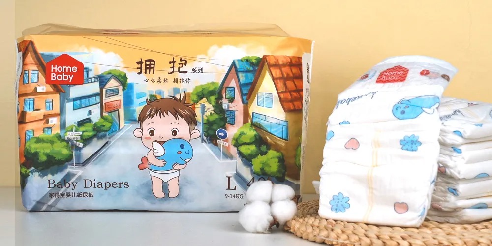 민감한 피부를 위한 일회용 기저귀