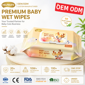 OEM ODM 사용자 정의 일회용 아기 젖은 물티슈 도매